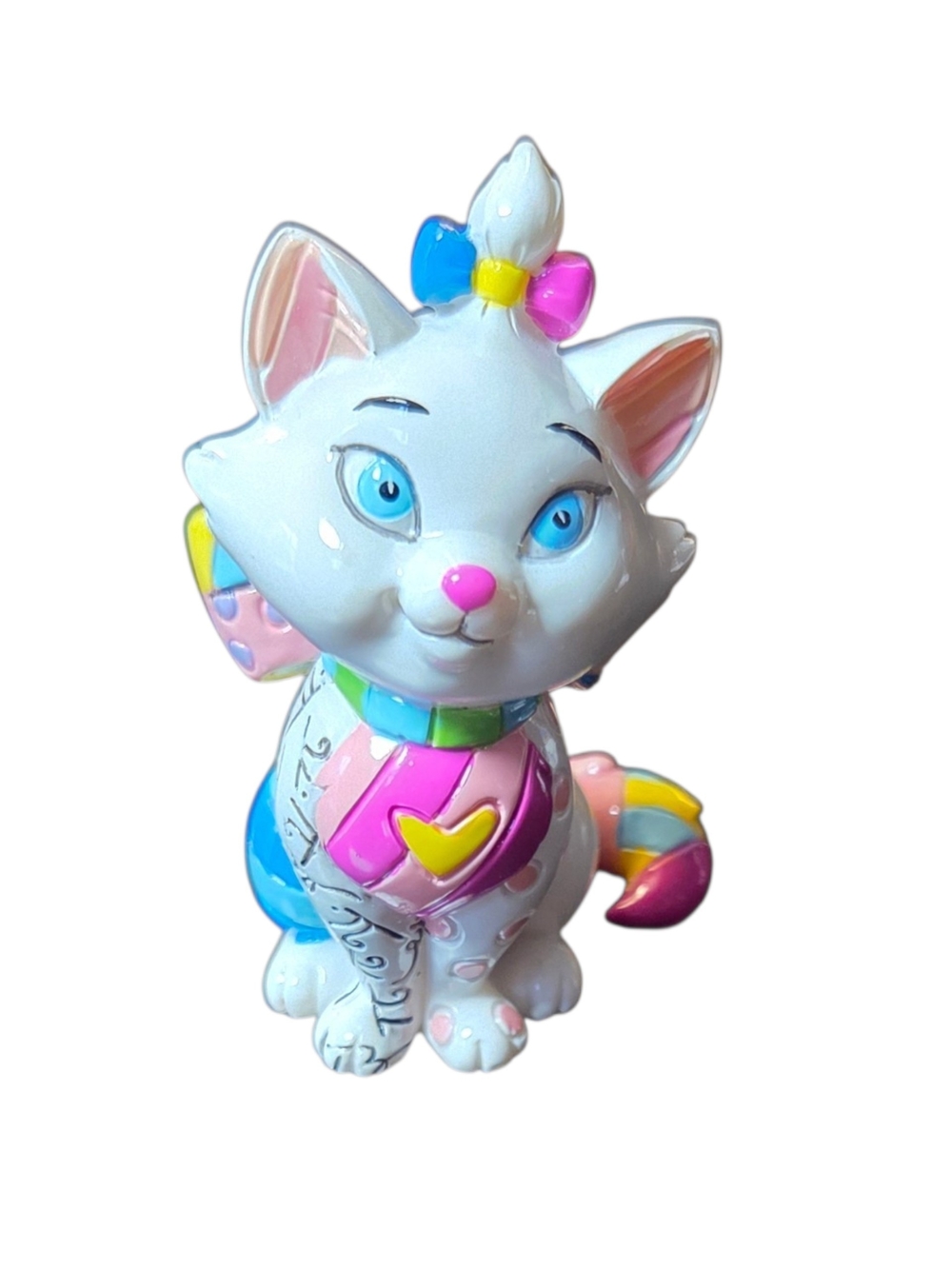 Romero Britto Disney Marie Figurine From The Aristocats 3"